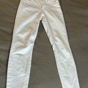 J. Crew White Skinny Jeans - Stretch Denim